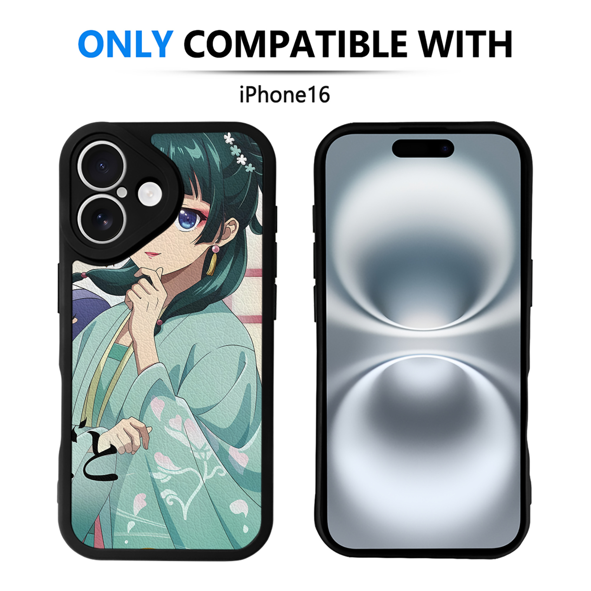 薬屋のひとりごと The Apothecary Diaries 【iPhone 16シリーズ対応】シリコンスマホケース（レザー調） 材質：シリコン